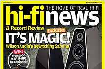 Recenzja gramofonu Rega RP10&Apheta2 w Hi-Fi News 08/2015