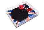 Gramofon Rega RP3 Union Flag z wkładką Elys2, matą i pokrywą (mata i pokrywa w zestawie)